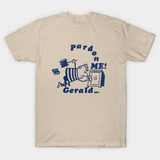 Funny Watergate Era Pardon Joke 1970s Political Satire Retro T-Shirt